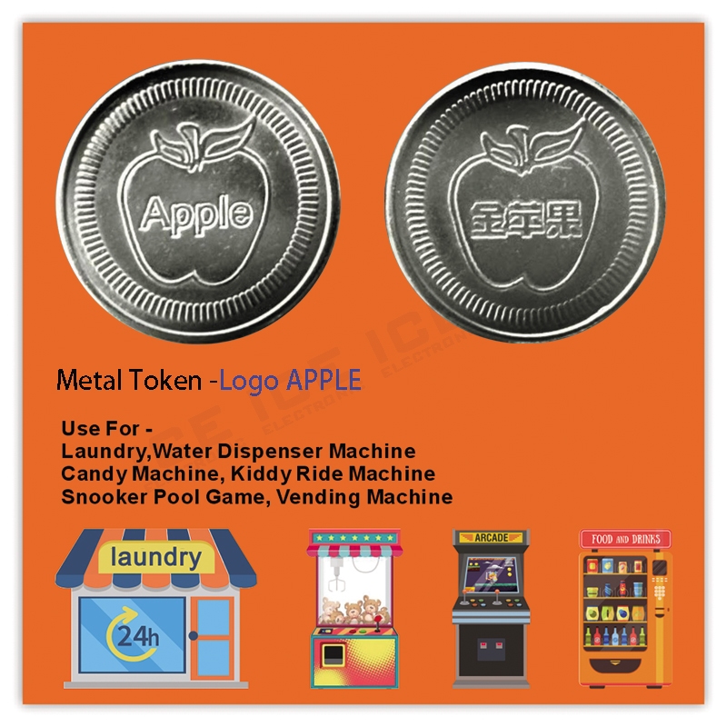 100pcs a lot apple logo tokens 100pcs a lot | Shopee Malaysia