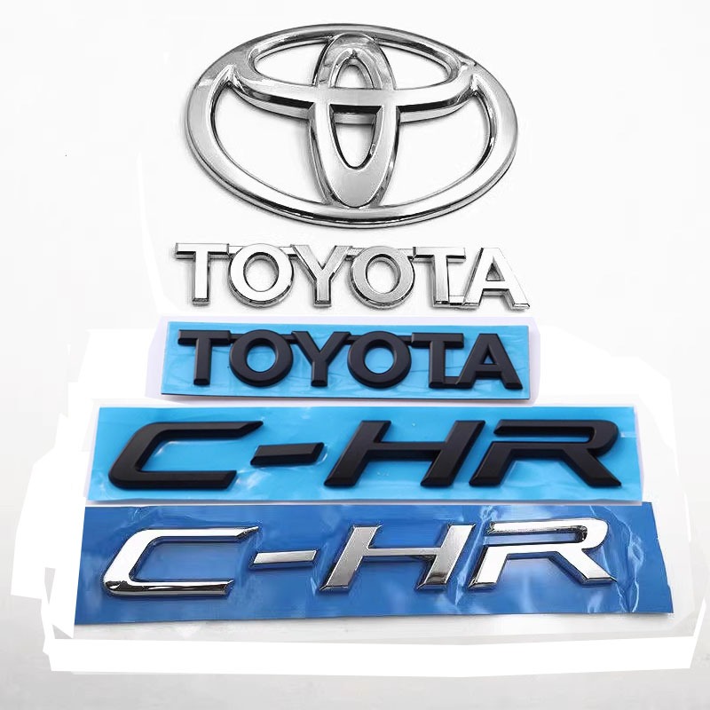 Suitable for Toyota Yize CHR Car Logo Modified Toyota C-HR English Rear ...
