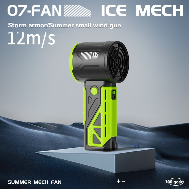 High-speed Handheld Fan Violent Turbo Outdoor Portable Rechargeable usb ...