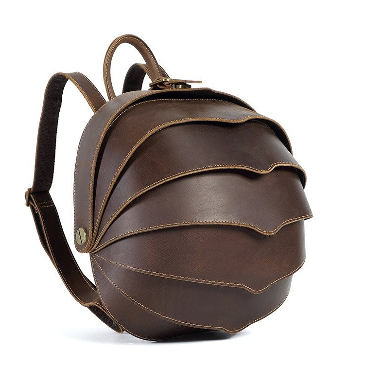 Vintage Horse Genuine Leather Beetle Backpack Men's Backpack Beetle ...