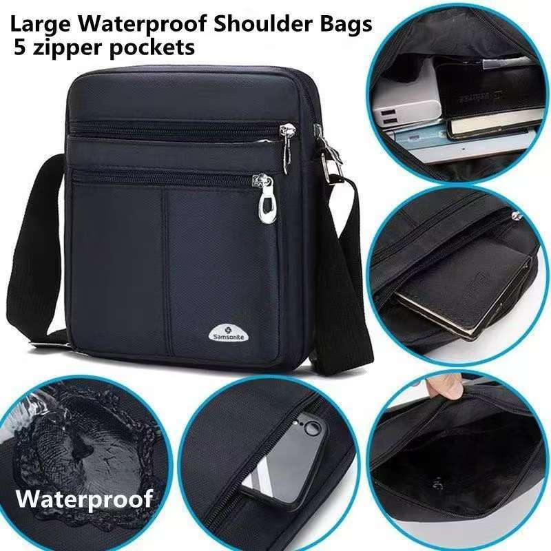 Sling Bag Man 2025 Korean Style Beg Lelaki Water Proof Shoulder Bag ...