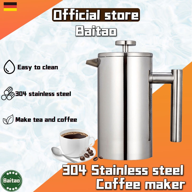【Malaysia Spot Sale】304 stainless steel press double-layer outdoor hand ...