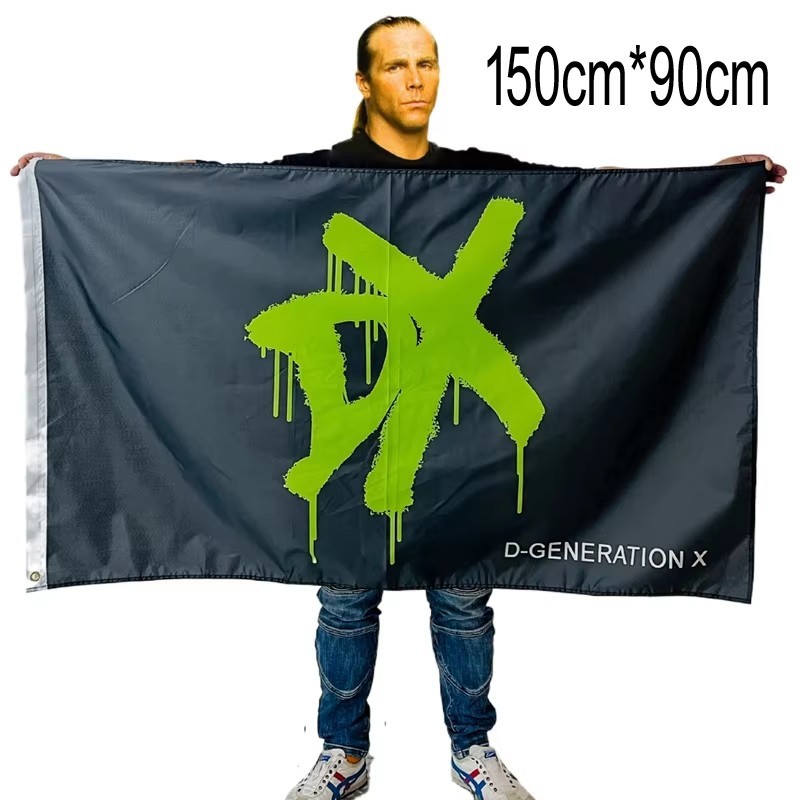 D-Generation X Single-Sided Flag DX Stone Cold Steve Austin 3:16 ...