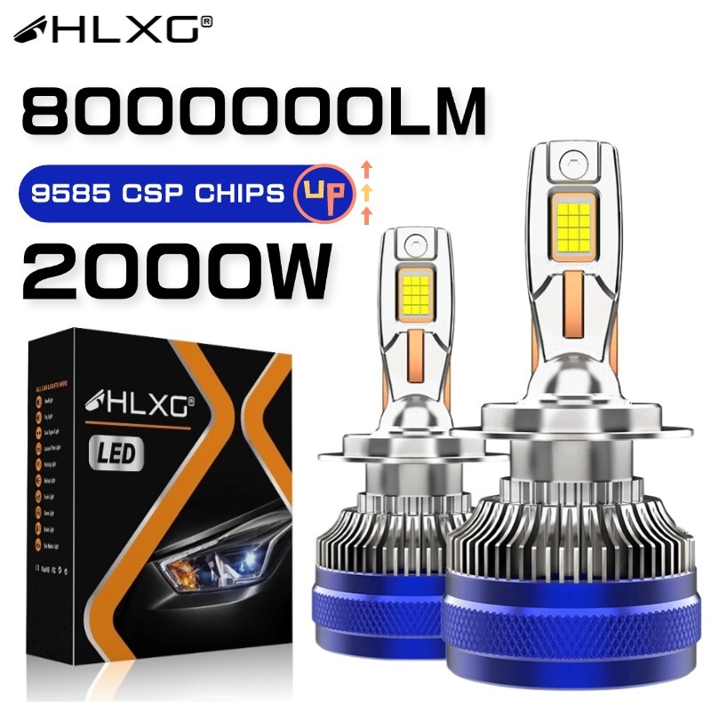 CPOWACE X3 LED Headlight, Pair Headlamp Compatible With 2017-2021