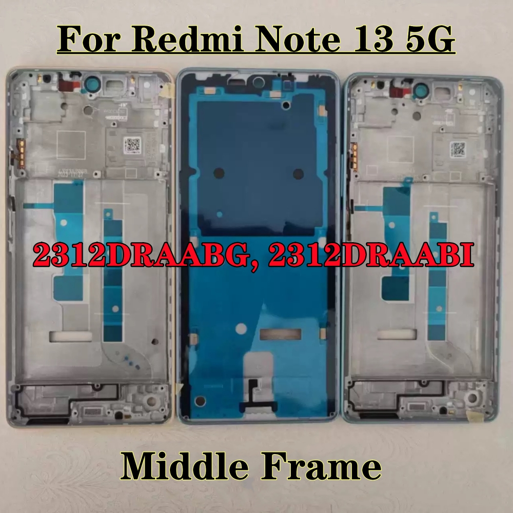 For Xiaomi Redmi Note 13 5G Middle Frame Front Bezel Cover Chassis ...