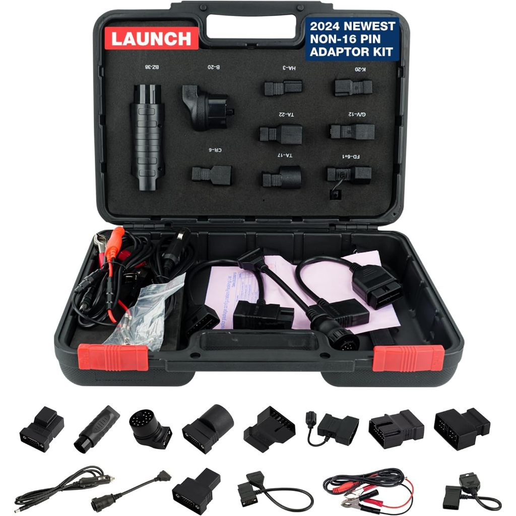 LAUNCH Non-16 Pin Adapter Kit Work for LAUNCH CRP919E BT/ CRP919X BT ...
