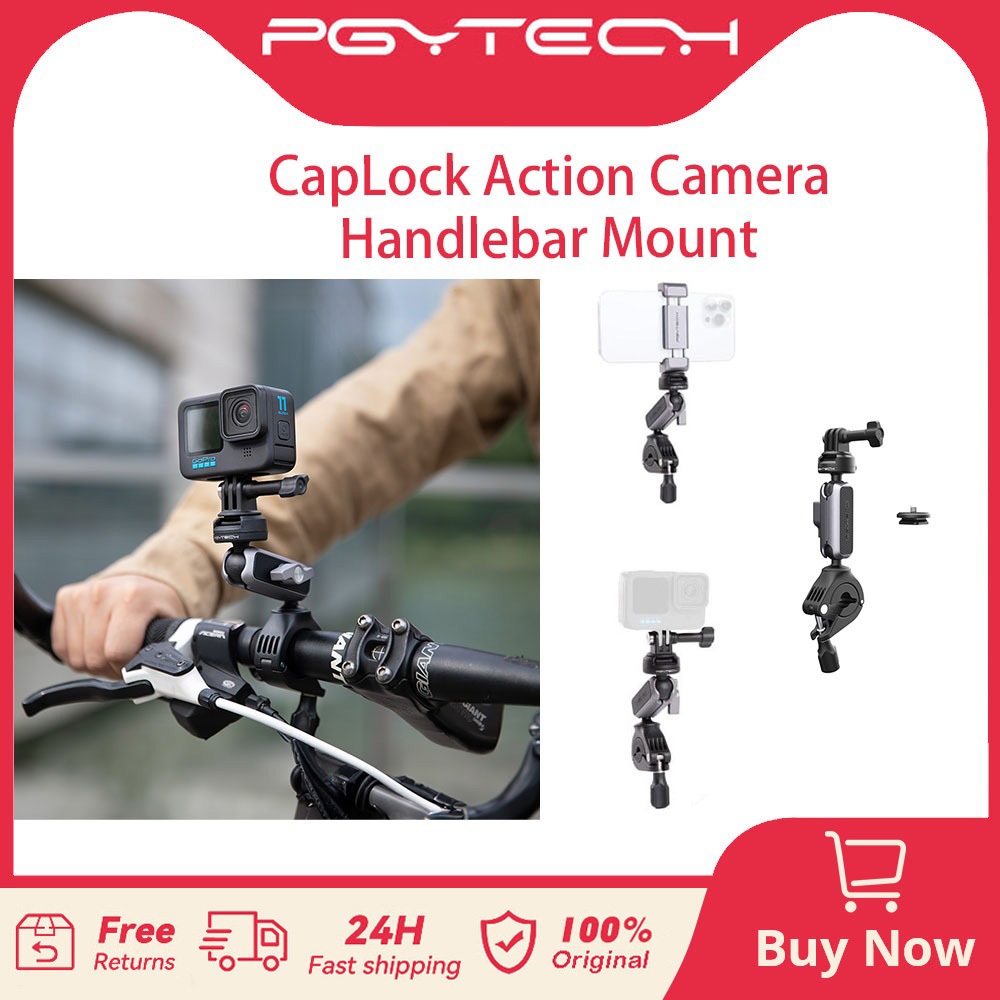PGYTECH CapLock Bike Motorcycle Handlebar Mount For DJI OSMO Action 5 - View #12