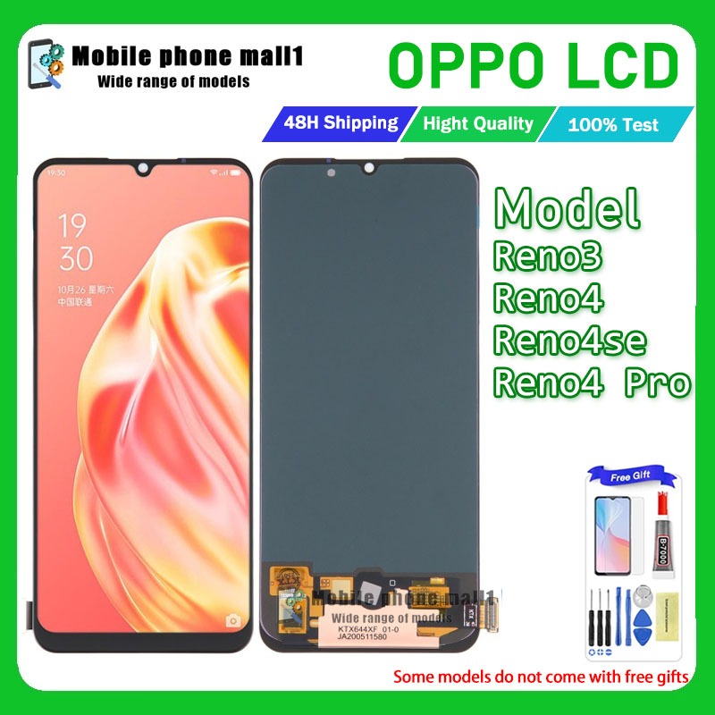 For OPPO Reno3/Reno 4 /Reno4se/Reno4 Pro LCD Phone LCD Pin Valley Touch ...