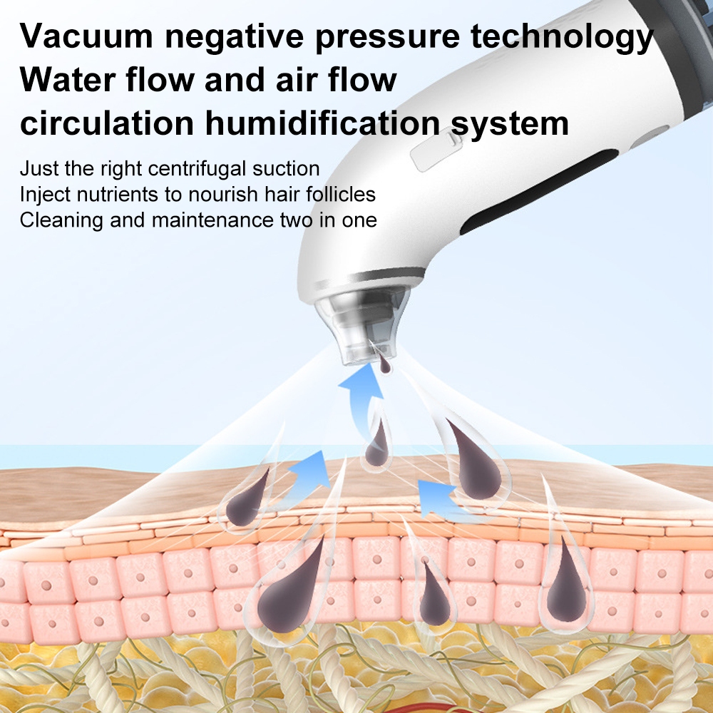 Blackhead Remover Facial Skin Cleanser Vacuum Suction Pore Cleansing ...