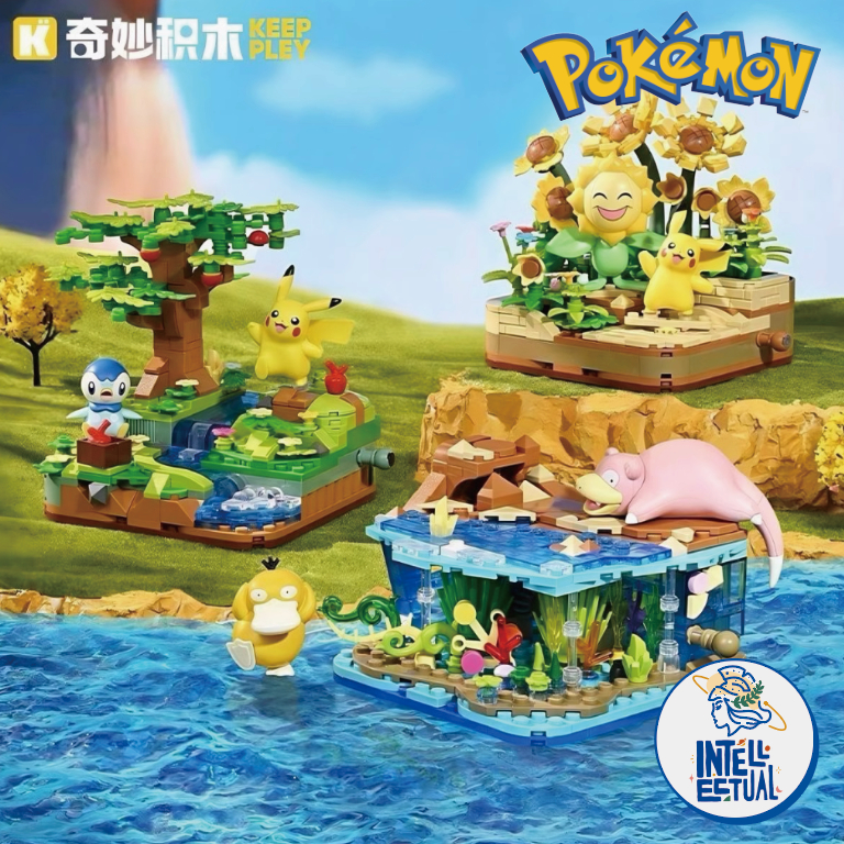 Free Shipping[keeppley Pokémon Partner Series building blocks ...