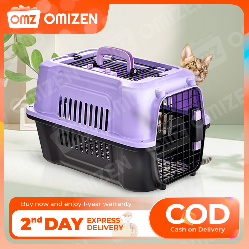 Pet Carrier Cat Dog Cage Sangkar Kucing Cat Transport Cage