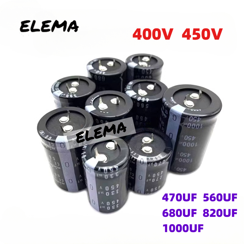 SNAP IN Aluminum Electrolytic Capacitor 450V 680uF 680MFD 35*50 Mm For Audio