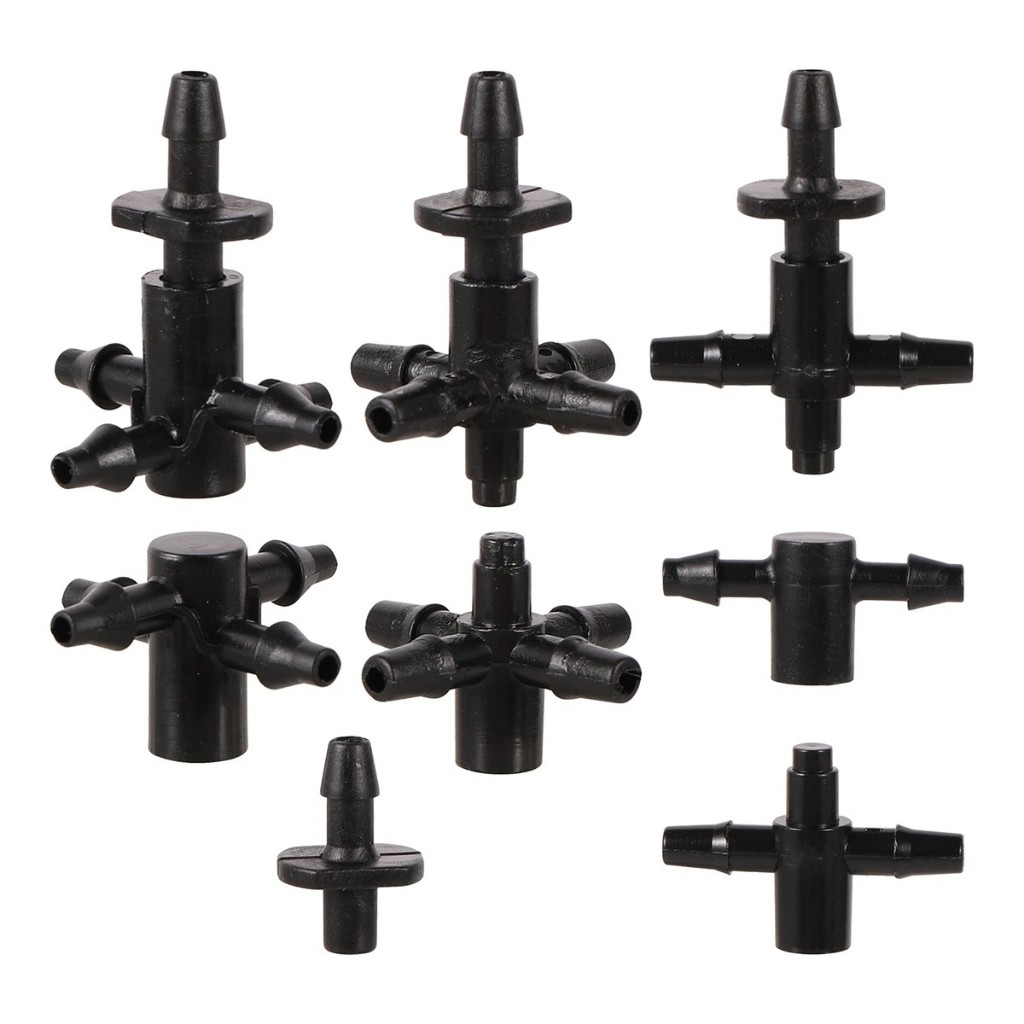 30 Pcs OD 4mm ID 6mm to 3/5mm Barbed 2/3/5 Way Manifold Connector Arrow ...