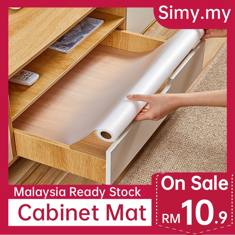 60cm*500cm Cabinet Mat EVA Clear Anti-Slip Cupboard Drawer Mat ...
