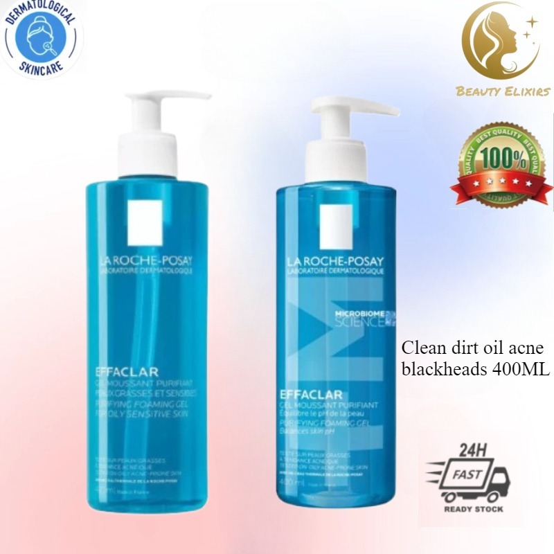 LA ROCHE POSAY Effaclar Foaming Purifying Gel 400ML Clean Up Acne ...