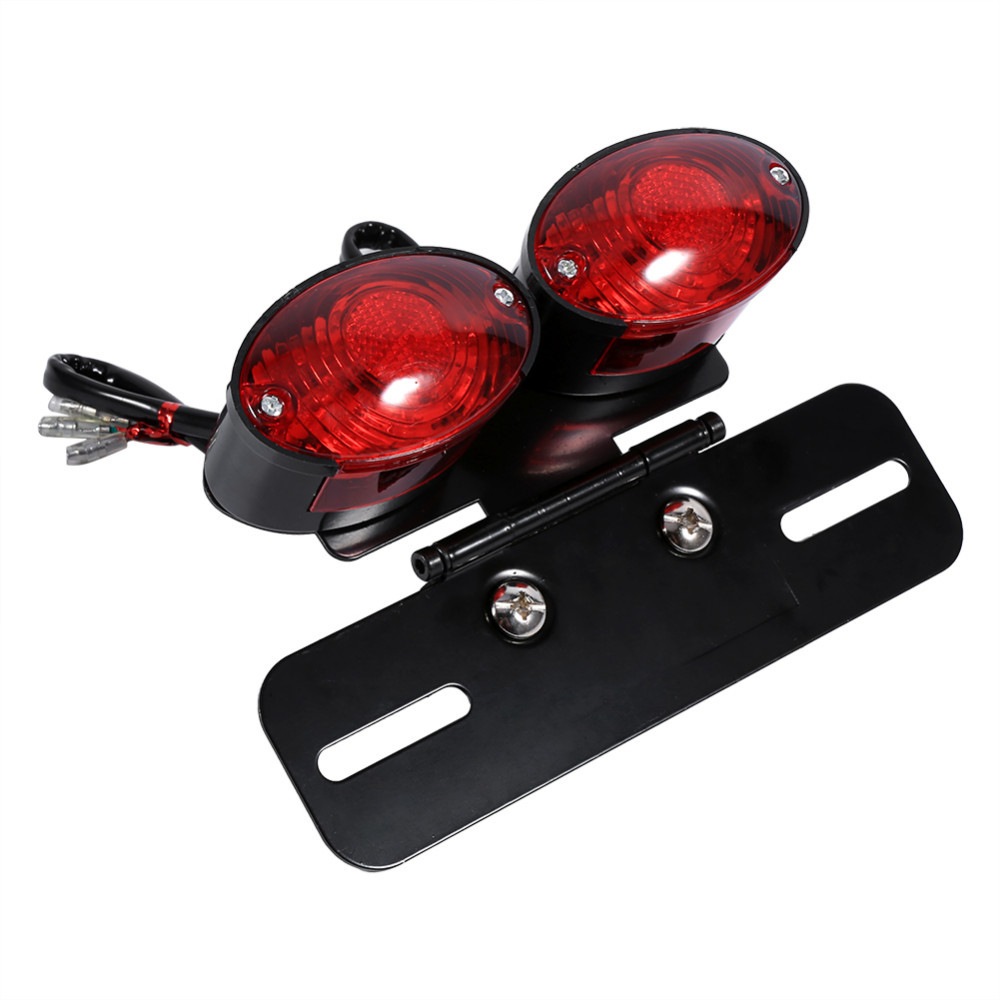 SAUTVS LED Tail Light For Honda TRX420/500 ATV - Red Brake Light Assembly, Direct OEM Replacement