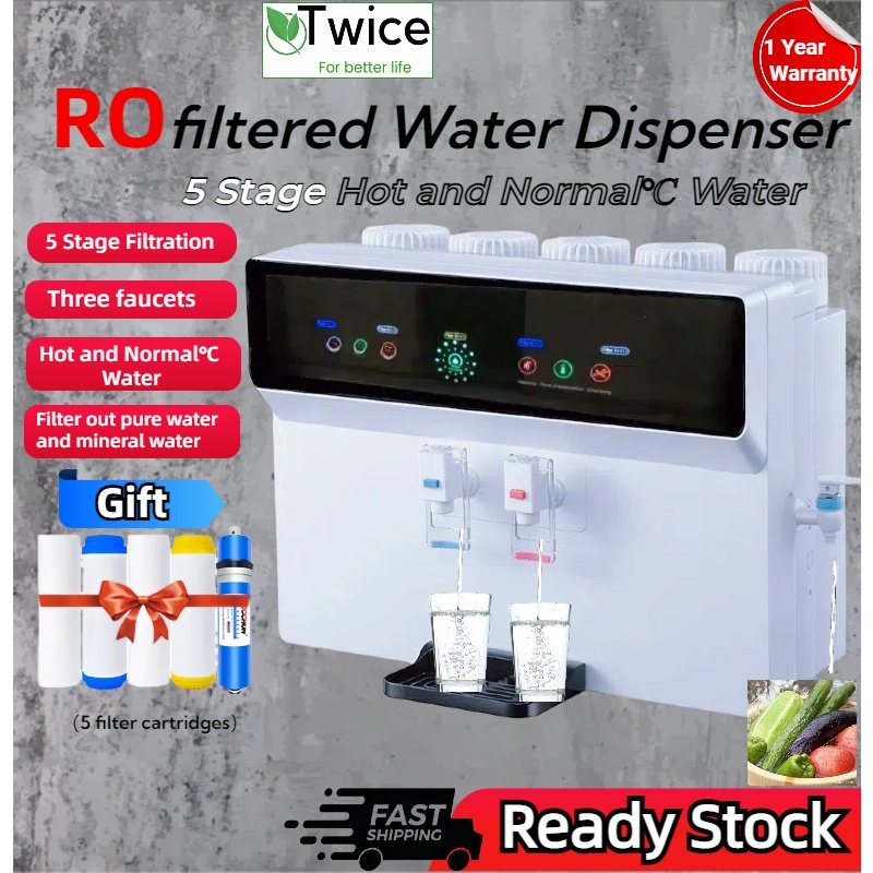 RO water Dispenser filter Purifier Five stage water purifier for hot ...