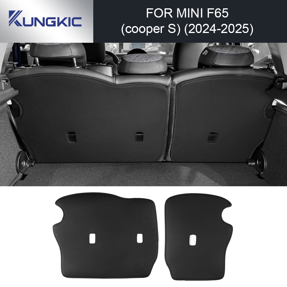 For MINI Cooper S F65 2024 2025 PU Leather Rear Seat Anti-Kick Mats ...