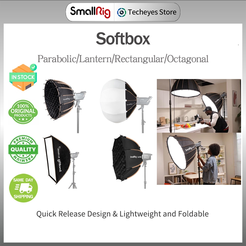 SmallRig Softbox—Parabolic/Lantern/Rectangular/Octagonal | Shopee Malaysia