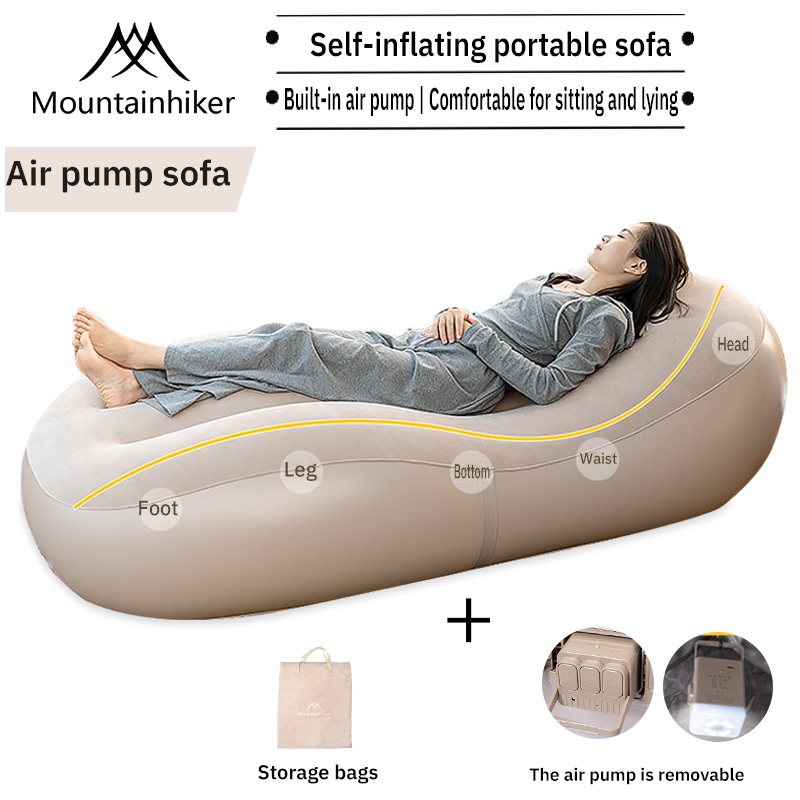 MOUNTAINHIKER outdoor camping thickened automatic inflatable sofa ...