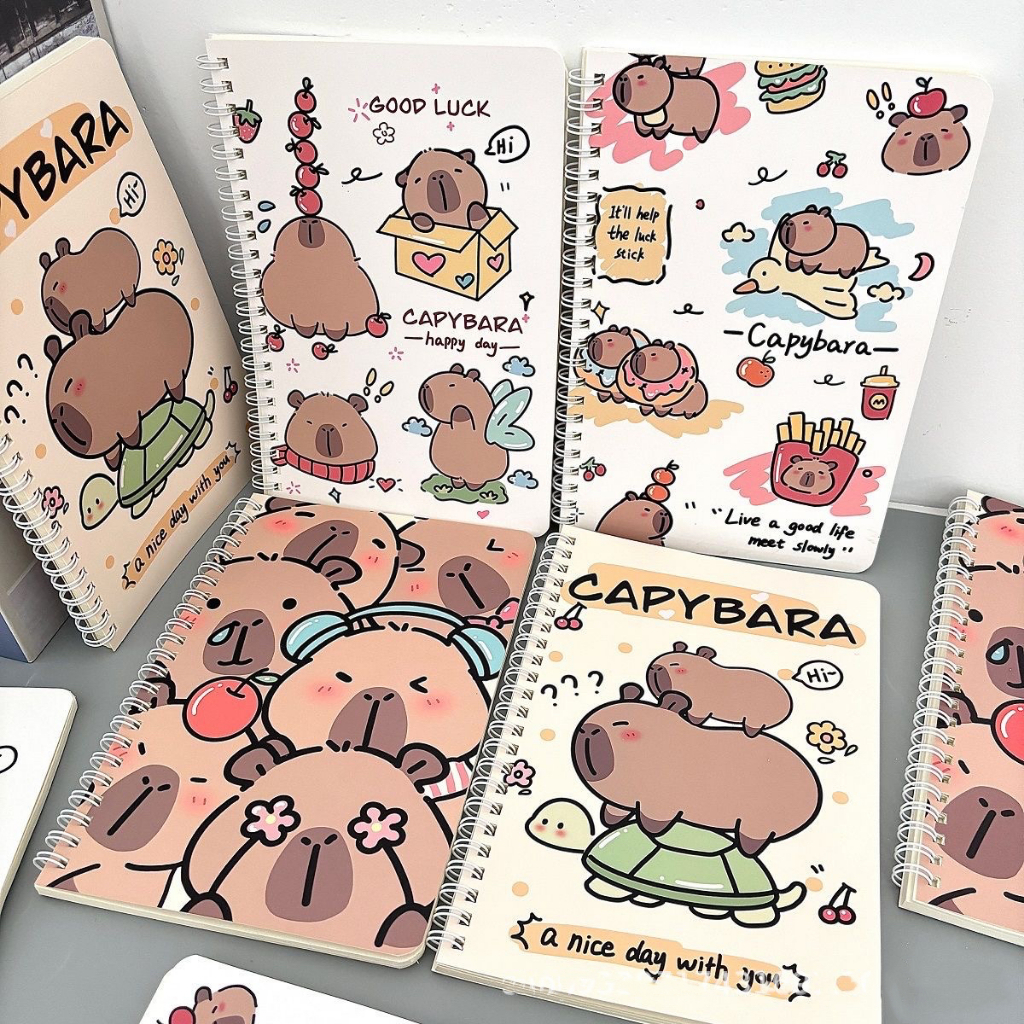 A5 capybara notebook cute kuromi cartoon coil Melody notebook student ...