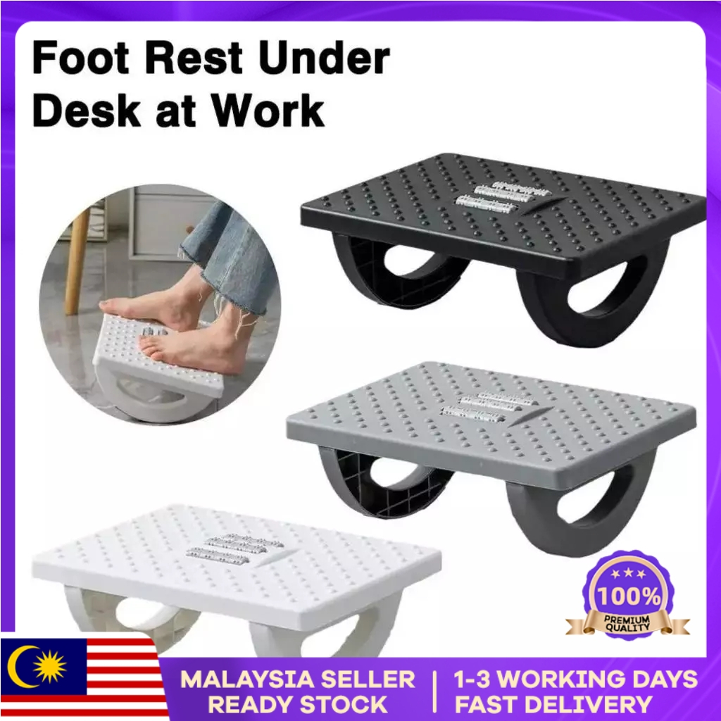 Ergonomic Under Desk Foot Rest Roller with Massage, Portability Foot ...