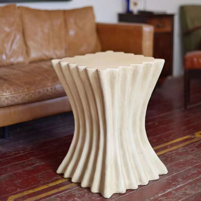 Art Design Retro Roman Column Cafe B & B Irregular Square Side Table ...
