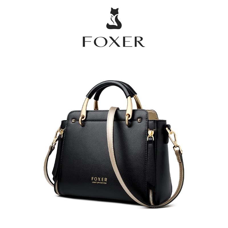 FOXER Leather Handbag for Women Shoulder bag Crossbody Bag Ladies Top ...