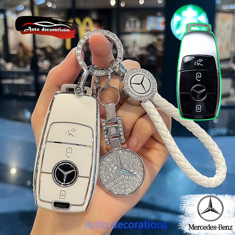 Mercedes Benz car key covers suitable For C E W222 W176 W205 W213 C257 ...