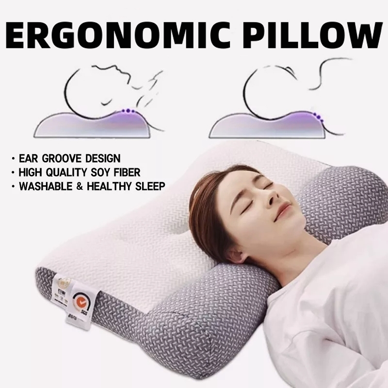 Neck Pillow for Neck Pain Relief Memory Foam Pillows Neck Contour Cervical  Orthopedic Pillow