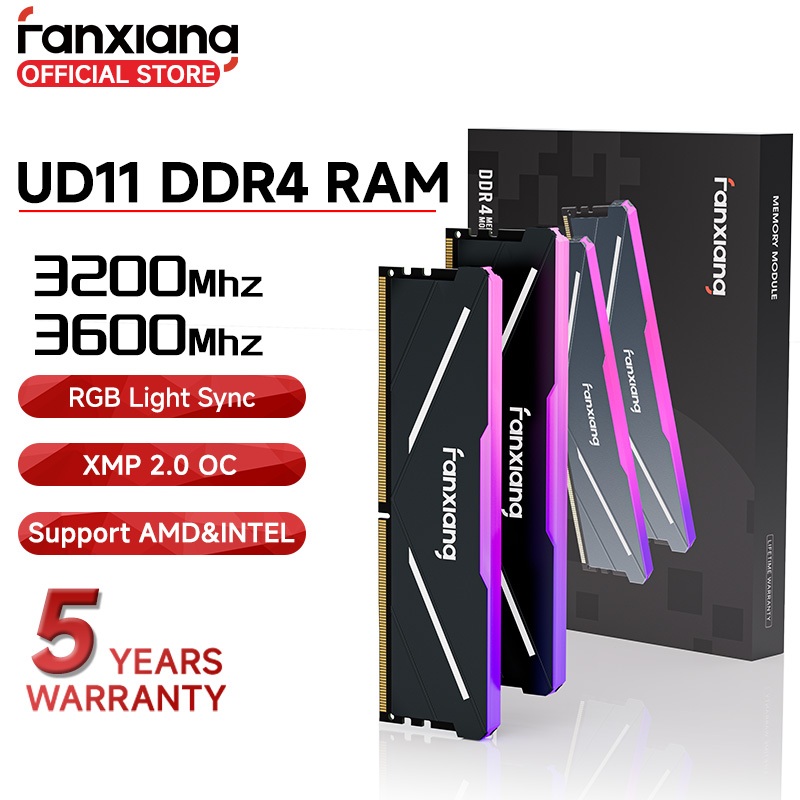 メモリ】JUHOR DDR5 6800MHz 32GB(16GB×2枚) JUHOR Memoria Ram RGB