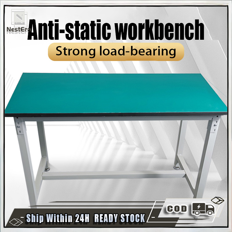 【Spot Goods】Workbench Table Antistatic Table PVC Table Packing Table ...