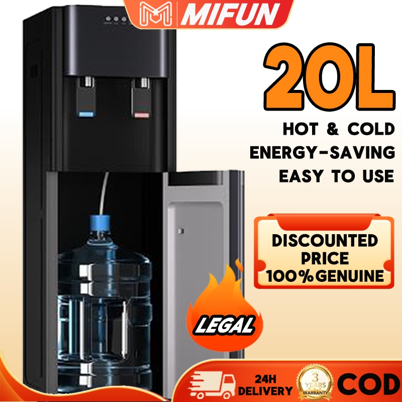 【HOMEFUN】Home hot and cold black water dispenser bottom tank 2-control ...