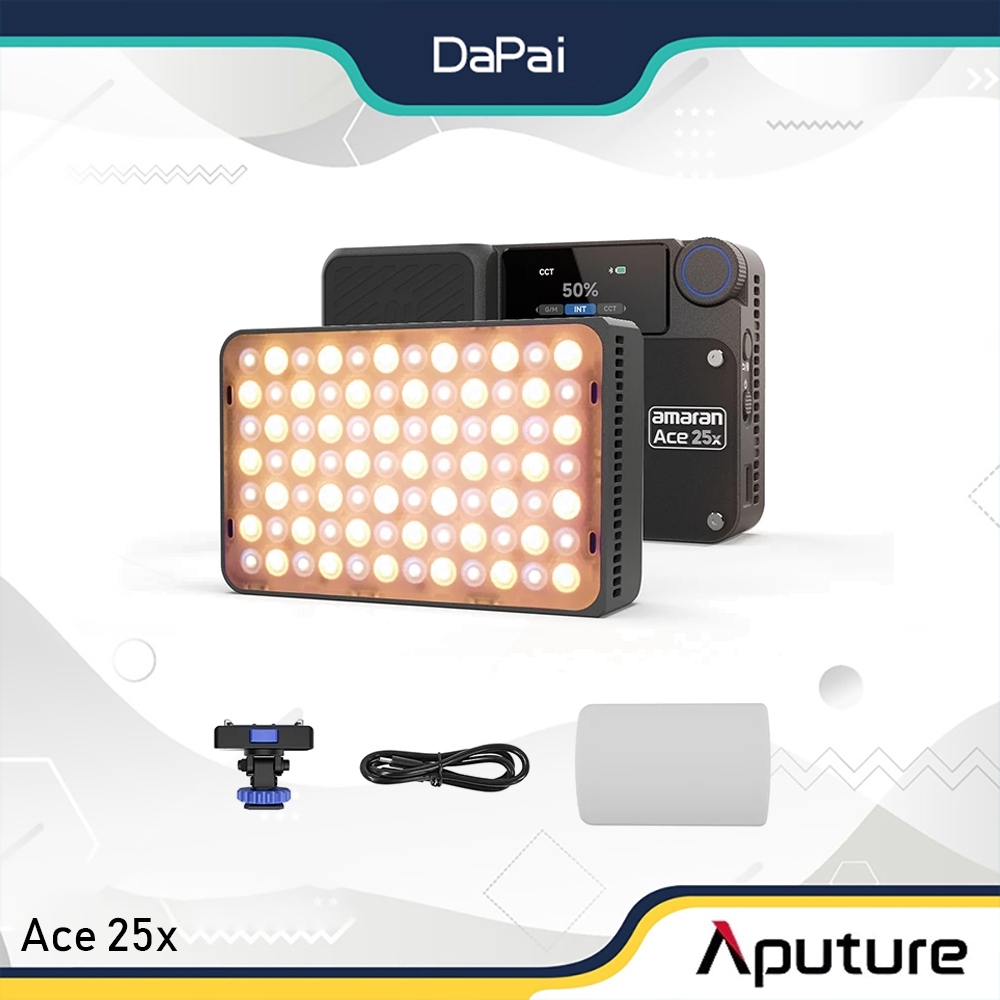 Aputure amaran Ace 25x Portable Dual-Color Mini On-camera Light 2700 ...
