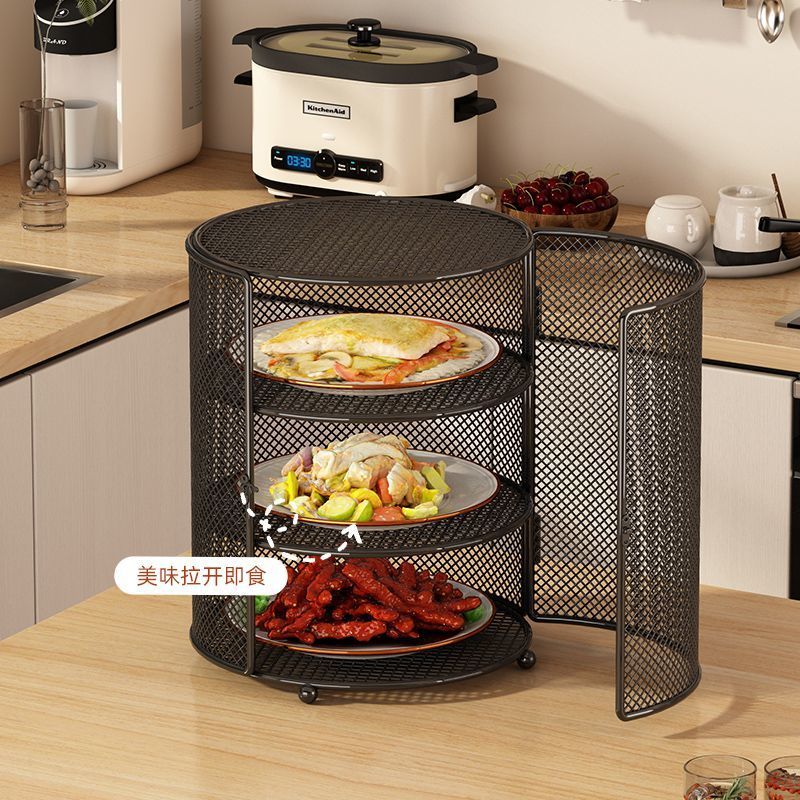 Kitchen Shelf for Leftovers Multi-Layer Storage Rack for Leftovers ...
