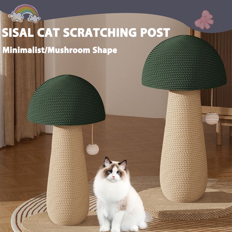 thumbnail image 2 of Cute Solid Wood Cat Tree Natural Branch Modern Flower Cat Tower With Sisal Scratching Posts 2 of 14