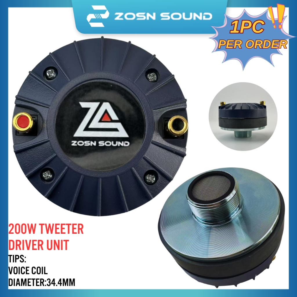 [ZS Audio]200w Tweeter Driver Unit 34.4mm Voice coil Professional Heavy ...