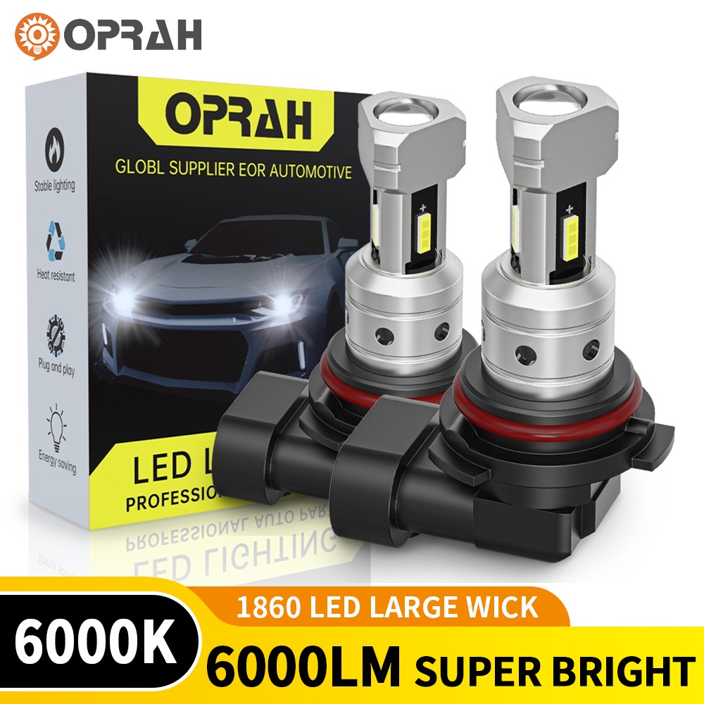 Oprah 2pcs Car LED Fog Light H11 LED Bulb HB3 HB4 Car Fog Light H7 9005 ...