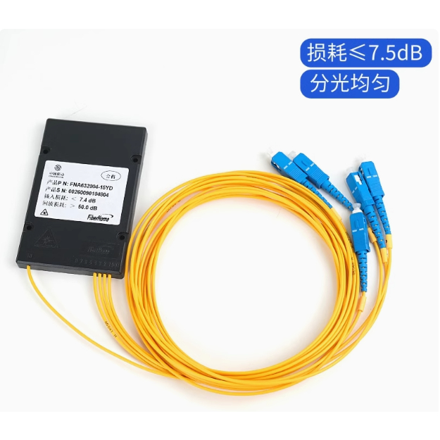 Ftth SC UPC 1X4 PLC Singlemode Fiber Optical Splitter FBT Optical ...