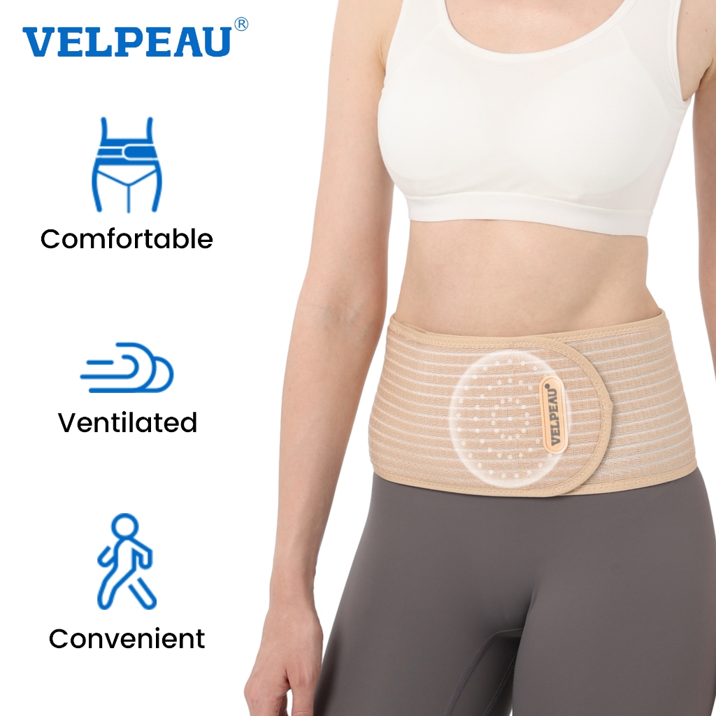 VELPEAU Umbilical Hernia Belt - Navel Ventral Epigastric Incisional and ...