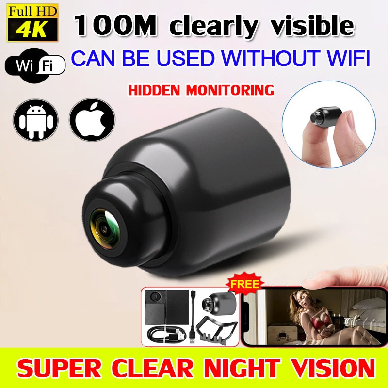 【Free 32G memory card】 mini camera spy cctv mini cctv spy camera hidden  kamera mini murah