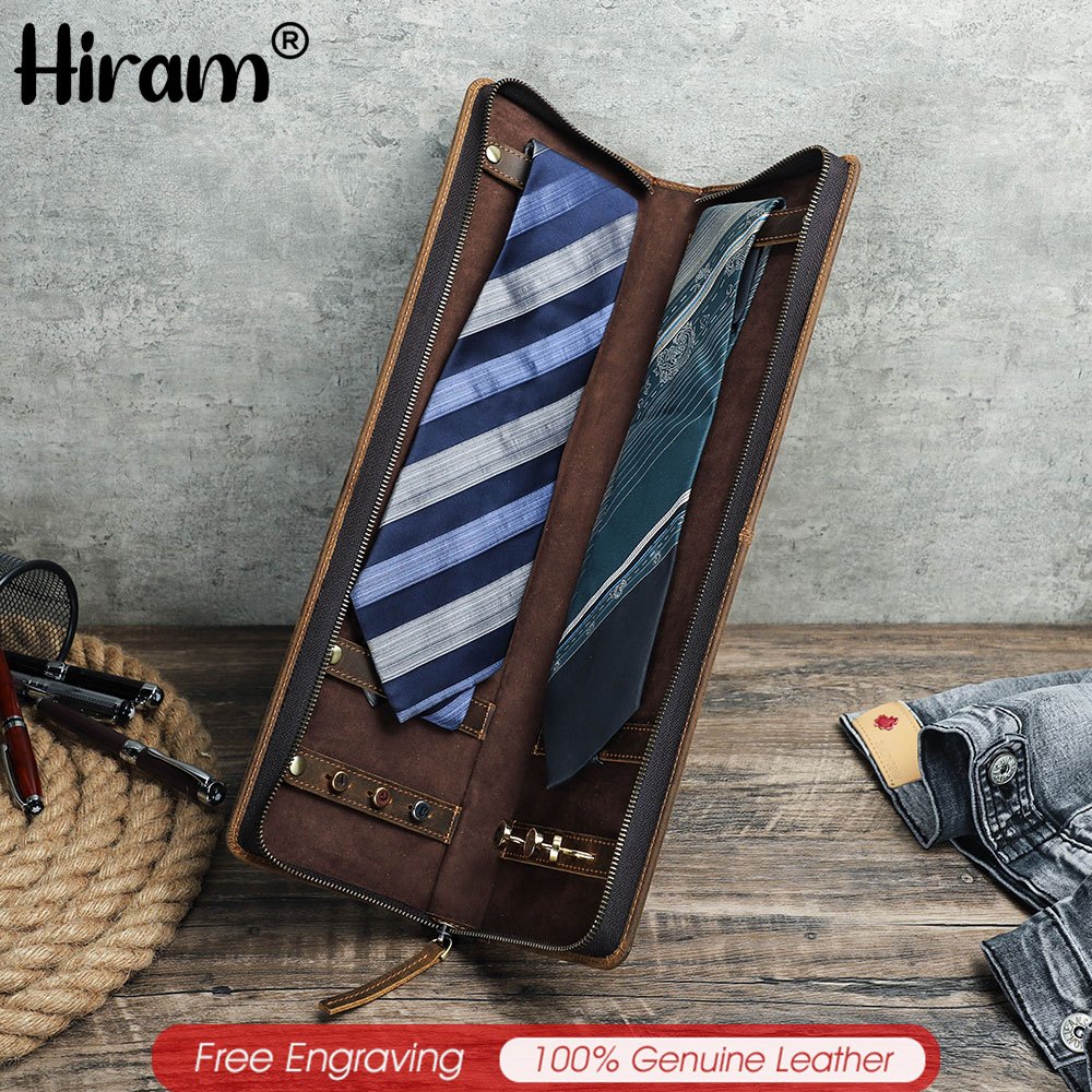 Zipper Ties For Men LeanTravel Tie Case Organizer - Holds 6 Ties With ...