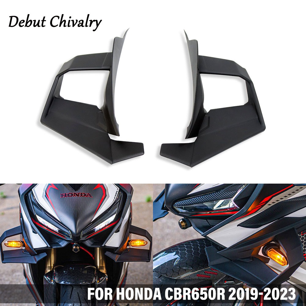 For Honda CBR650R 2019-2023 Motorcycle fixed wing side wind knife fixed ...