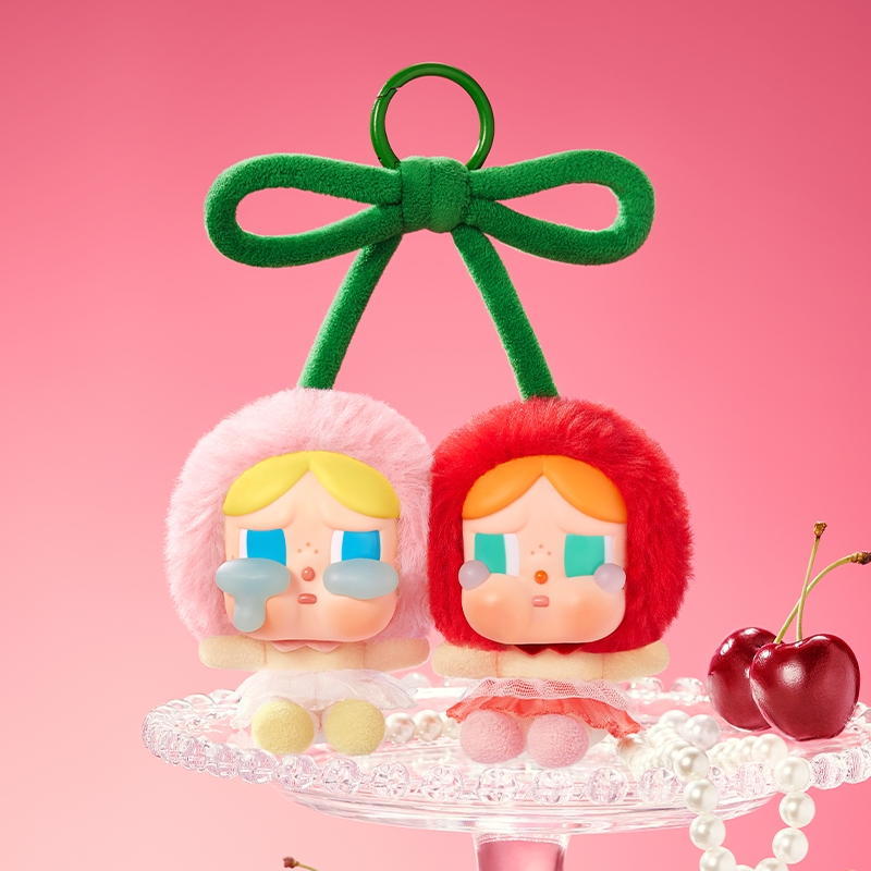 Product image POP MART CRYBABY Crying For Love Series-Vinyl Plush Hanging Card (Love You Cherry Much) 2