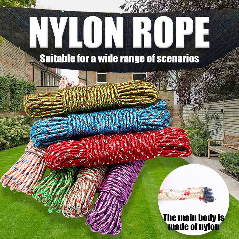 Tali nilon High quality 10 meter colored clothesline multifunctional ...