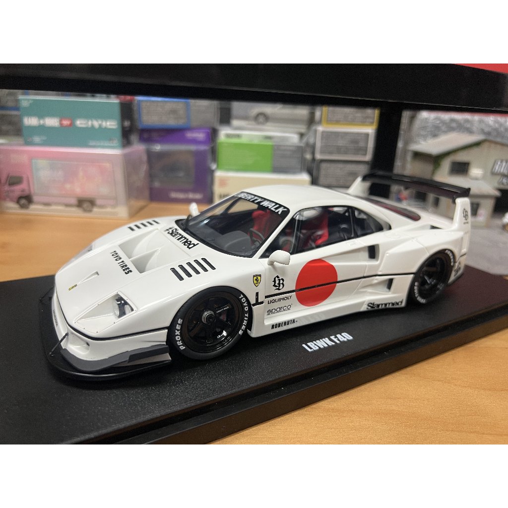 Gt Spirit 1: 18 Ferrari F40 LB-Works Wide Body GT Exhibition Version ...