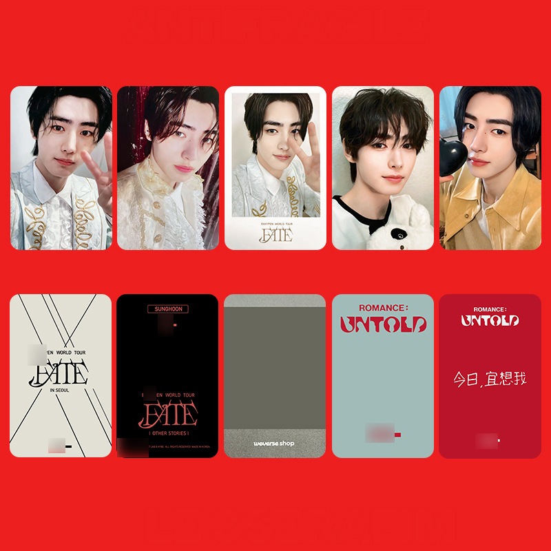 ENHYPEN DESIRE UNLEASH Album Merchandise Photocard Random Card