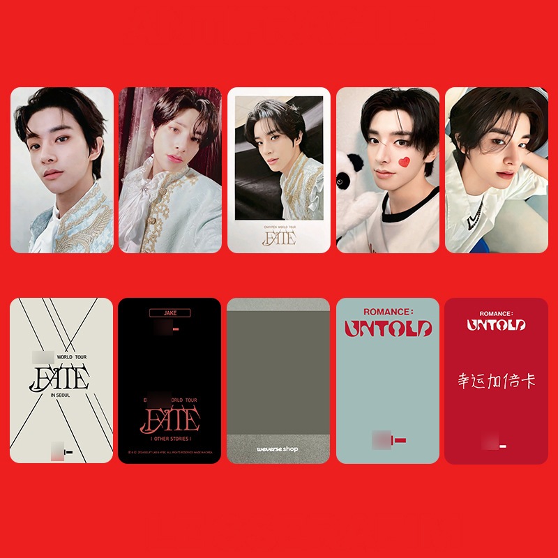ENHYPEN DESIRE UNLEASH Album Merchandise Photocard Random Card