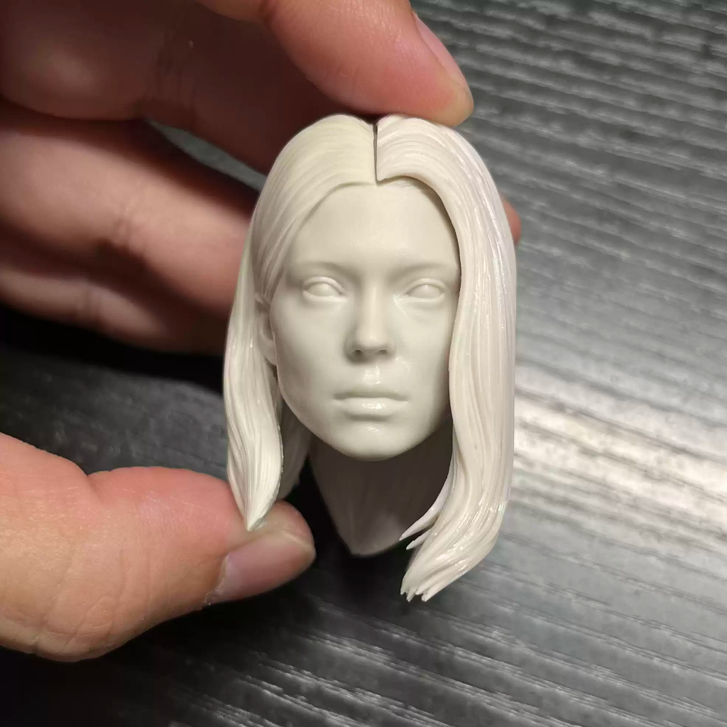 Unpainted 1/6 Scale French Actress Léa Seydoux Head Sculpt Model Fit ...
