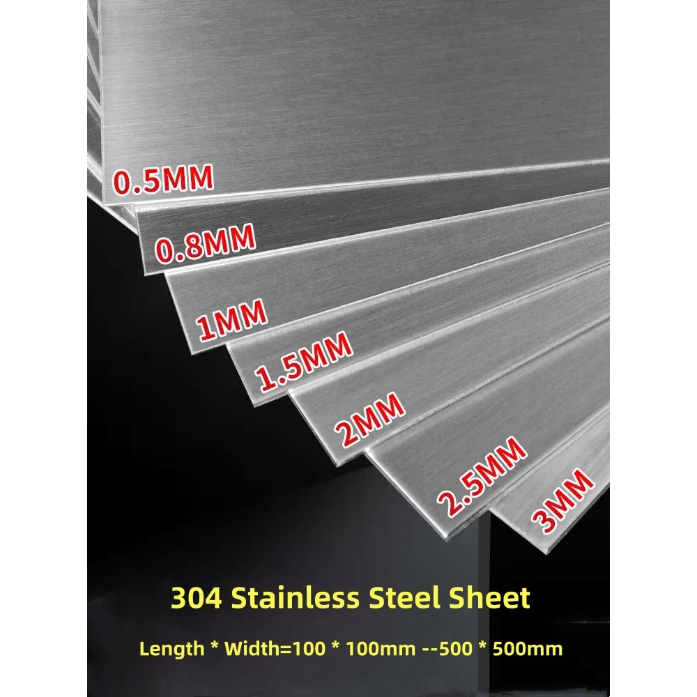 304 stainless steel sheet wire drawing processing customized laser ...